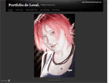 Tablet Screenshot of leealmeow.daportfolio.com