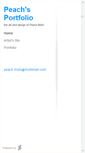 Mobile Screenshot of peachmork.daportfolio.com