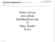 Tablet Screenshot of harukihorikawa.daportfolio.com