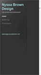 Mobile Screenshot of nyssabrown.daportfolio.com