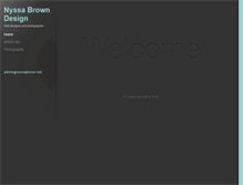 Tablet Screenshot of nyssabrown.daportfolio.com