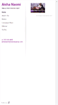 Mobile Screenshot of aishanaomi.daportfolio.com
