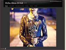 Tablet Screenshot of hebaaboueleid.daportfolio.com