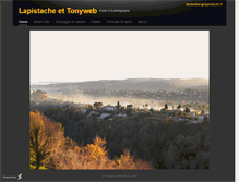 Tablet Screenshot of lapistachetonyweb.daportfolio.com