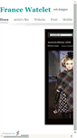 Mobile Screenshot of francewatelet.daportfolio.com