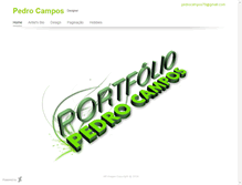 Tablet Screenshot of pedromfcampos.daportfolio.com