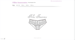 Desktop Screenshot of fillesinnocentes.daportfolio.com