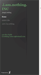 Mobile Screenshot of iamnothingnin.daportfolio.com