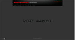 Desktop Screenshot of andrievich.daportfolio.com