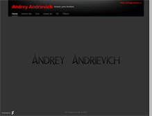 Tablet Screenshot of andrievich.daportfolio.com