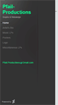 Mobile Screenshot of pfail-productions.daportfolio.com