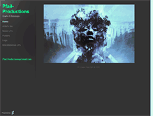 Tablet Screenshot of pfail-productions.daportfolio.com