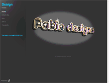 Tablet Screenshot of fabiodesigns.daportfolio.com