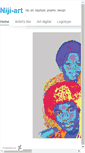 Mobile Screenshot of niji-art.daportfolio.com