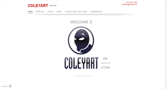 Desktop Screenshot of coleyart.daportfolio.com