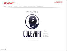 Tablet Screenshot of coleyart.daportfolio.com