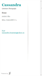 Mobile Screenshot of cassandra-fountain-works.daportfolio.com