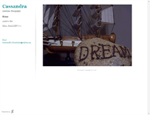 Tablet Screenshot of cassandra-fountain-works.daportfolio.com