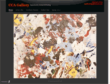 Tablet Screenshot of cca-gallery.daportfolio.com