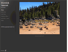 Tablet Screenshot of derrickament.daportfolio.com