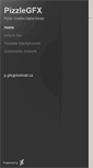 Mobile Screenshot of pizzlegfx.daportfolio.com