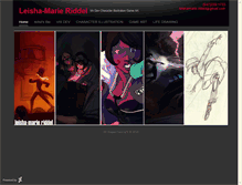 Tablet Screenshot of leisha-riddel.daportfolio.com