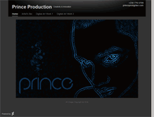Tablet Screenshot of princeproduction.daportfolio.com
