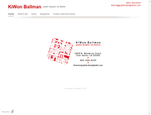 Tablet Screenshot of kiwon-ballam.daportfolio.com
