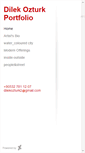 Mobile Screenshot of dilekozturk.daportfolio.com
