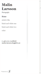 Mobile Screenshot of malinlarsson.daportfolio.com