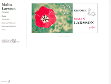 Tablet Screenshot of malinlarsson.daportfolio.com