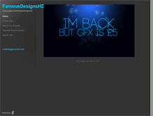 Tablet Screenshot of famousdesignshd.daportfolio.com