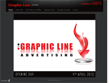 Tablet Screenshot of graphic-line.daportfolio.com