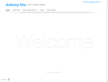 Tablet Screenshot of anthonycha.daportfolio.com
