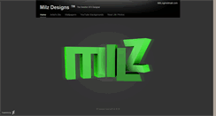 Desktop Screenshot of milzdesigns.daportfolio.com