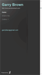 Mobile Screenshot of garrybrownart.daportfolio.com
