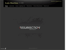 Tablet Screenshot of luismartinsartwork.daportfolio.com