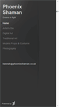 Mobile Screenshot of phoenixshaman.daportfolio.com