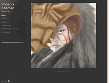 Tablet Screenshot of phoenixshaman.daportfolio.com