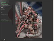 Tablet Screenshot of matteoaversano.daportfolio.com