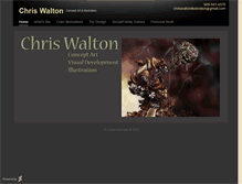 Tablet Screenshot of christopherwalton.daportfolio.com