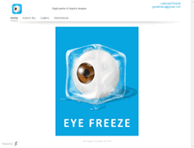 Tablet Screenshot of eyefreeze.daportfolio.com