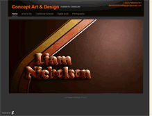 Tablet Screenshot of liamnicholson.daportfolio.com