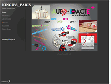 Tablet Screenshot of kingies-paris.daportfolio.com