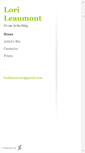 Mobile Screenshot of lorileaumont.daportfolio.com