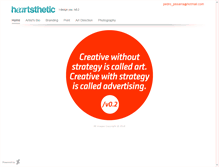 Tablet Screenshot of heartsthetic.daportfolio.com