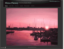Tablet Screenshot of elenacheney.daportfolio.com