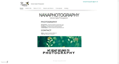 Desktop Screenshot of nanaphotography.daportfolio.com