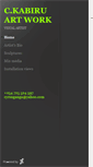 Mobile Screenshot of ckabiruart.daportfolio.com