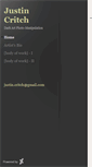 Mobile Screenshot of justincritch.daportfolio.com